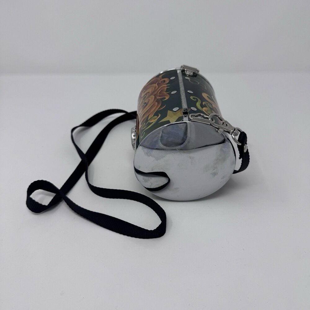 2008 Little Earth Littlearth Metal Zodiac Signs LEO Lion Purse Bag July August - Picture 2 of 10